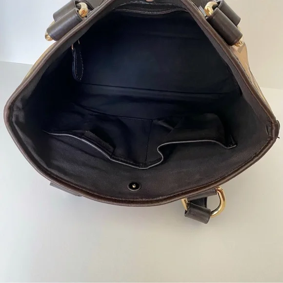 LAST CHANCE SALE!AUTHENTIC Burberry Classic Regent Leather Tote Bag Haymarket - Picture 8 of 16